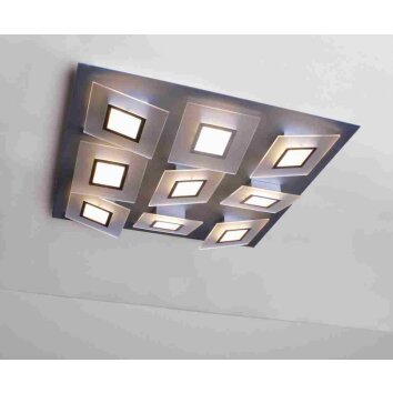 Bopp FRAME Deckenleuchte LED Aluminium, 9-flammig