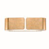 Ideal Lux CLIP Wandleuchte Gold, 2-flammig