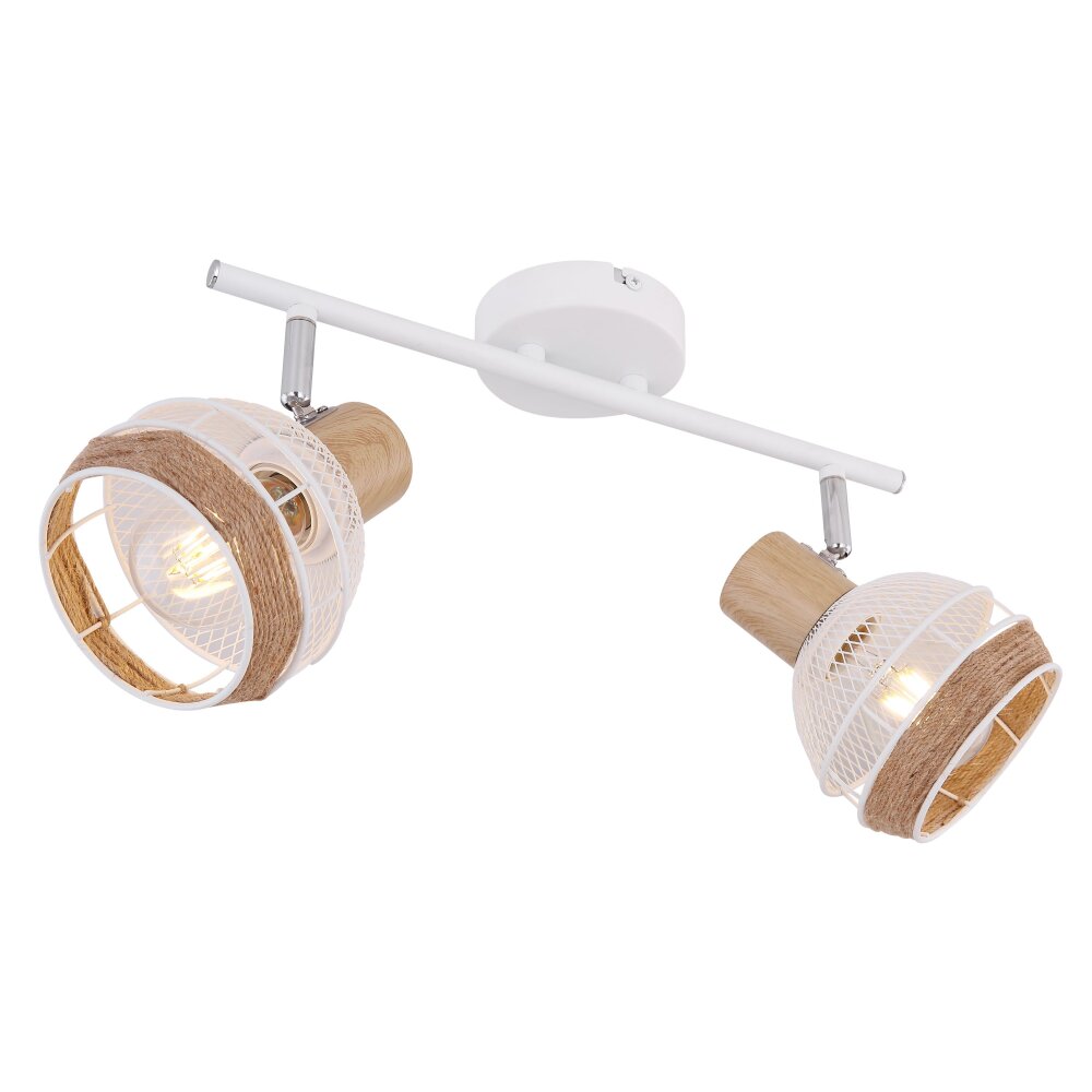Globo WIDY Strahler Weiß, 2-flammig main product photo