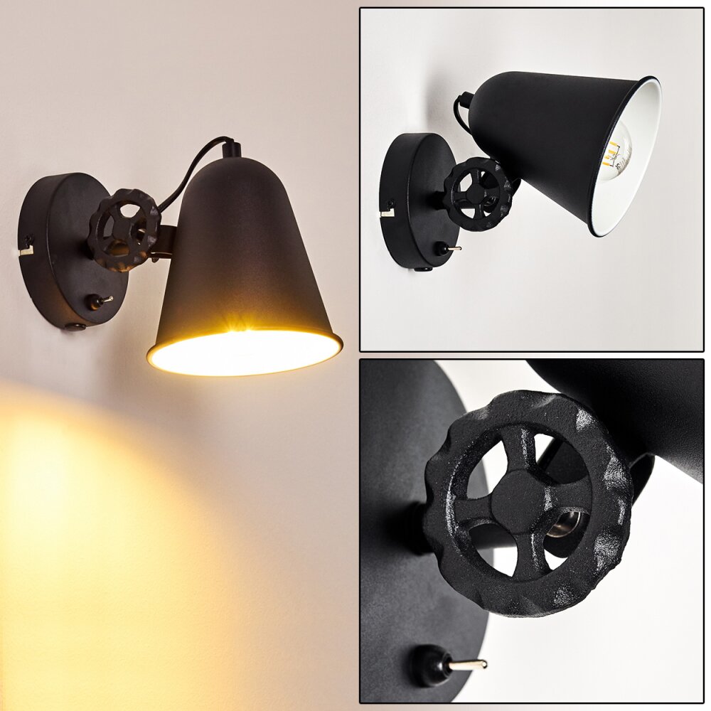 Pany Wandleuchte Schwarz, 1-flammig main product photo