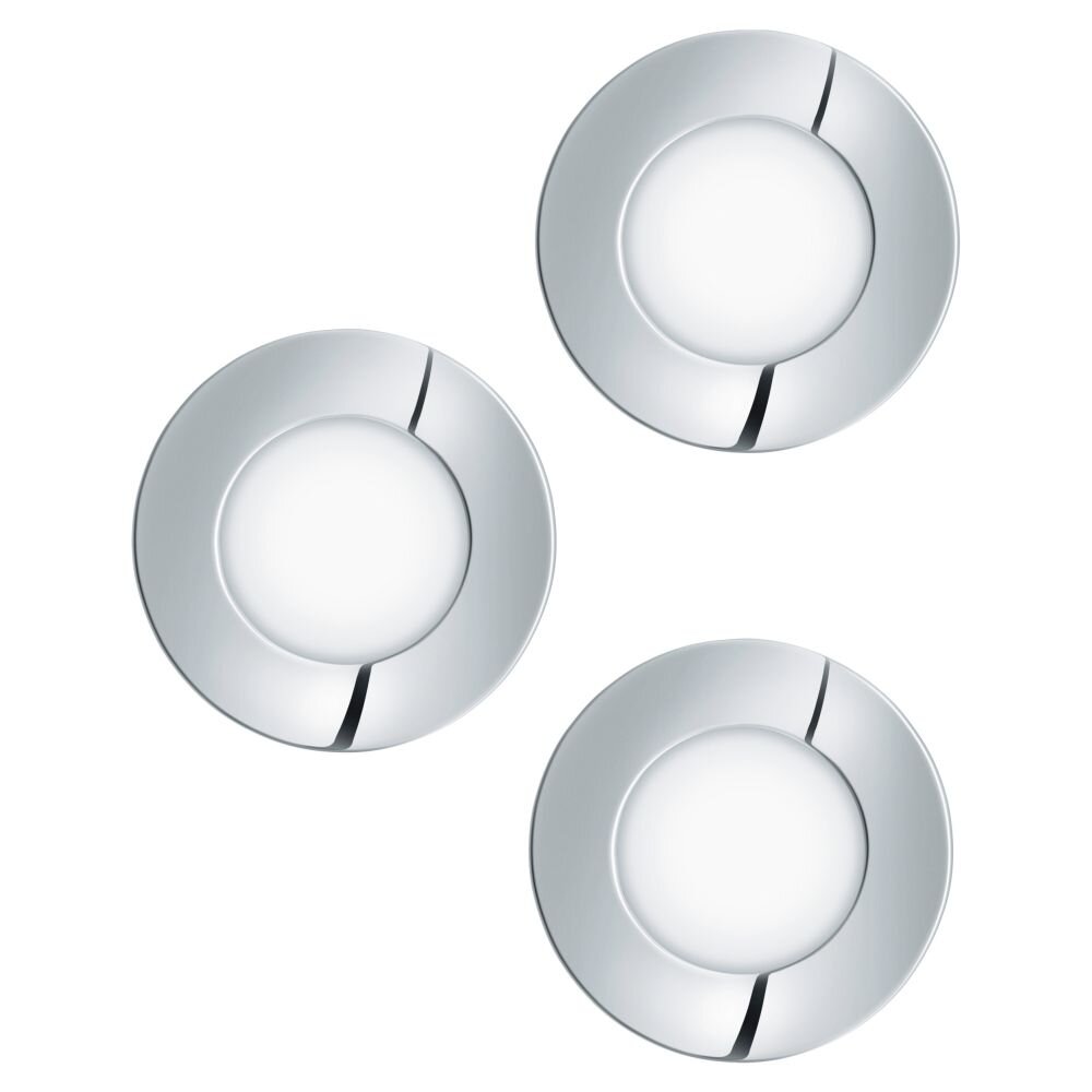 Eglo FUEVA Einbauleuchte LED Chrom, 3-flammig main product photo