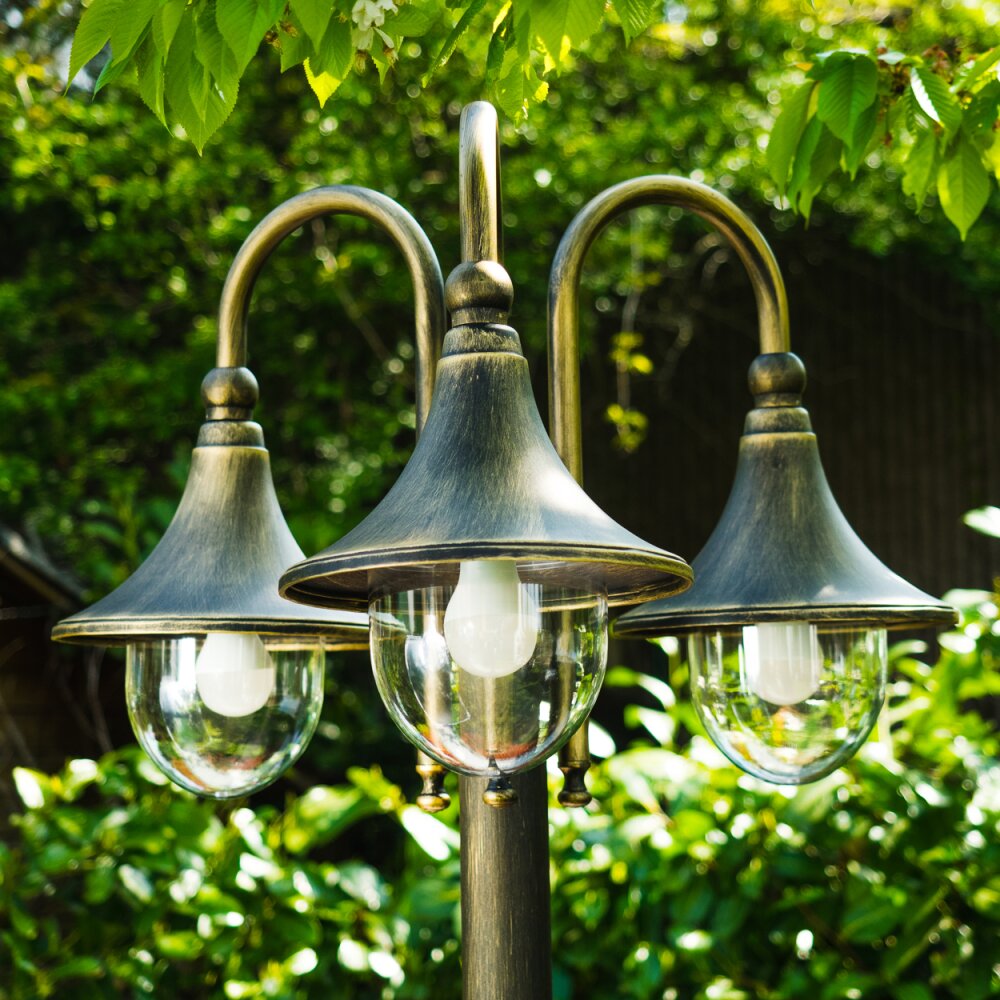 Elgin Kandelaber Braun, Gold, 3-flammig main product photo