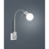 Trio Leuchten FRED Wandleuchte LED Nickel-Matt, 1-flammig