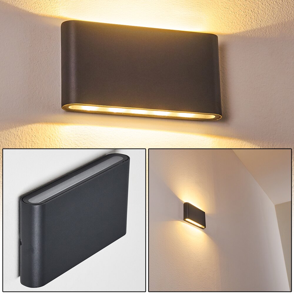 Tinglev Wandleuchte LED Anthrazit, 2-flammig main product photo