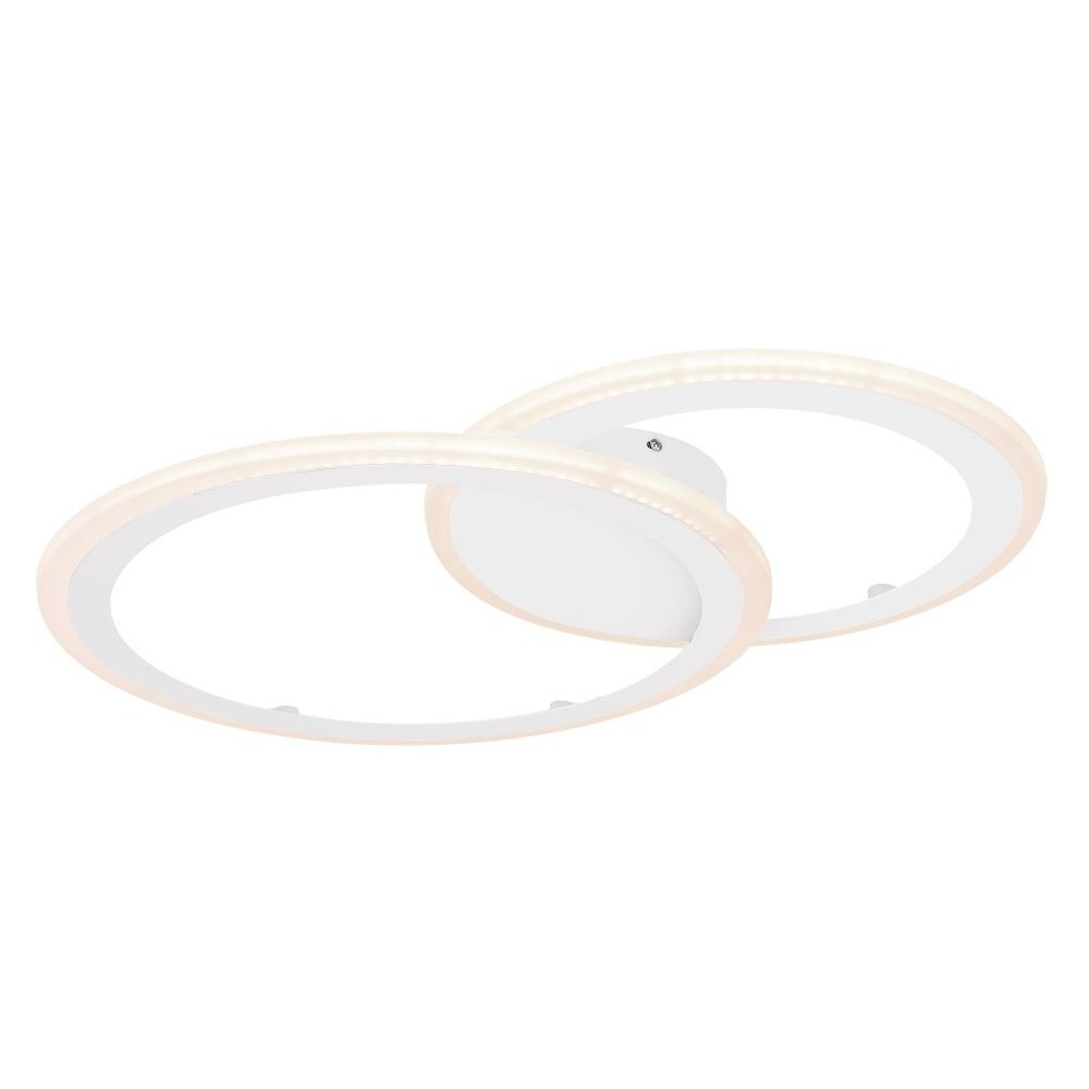 Globo FENNA Deckenleuchte LED Weiß, 1-flammig, Fernbedienung main product photo