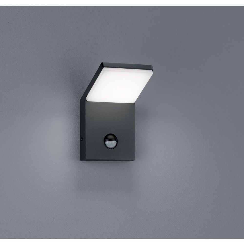 Trio Leuchten PEARL Aussenwandleuchte LED Anthrazit, 1-flammig, Bewegungsmelder main product photo