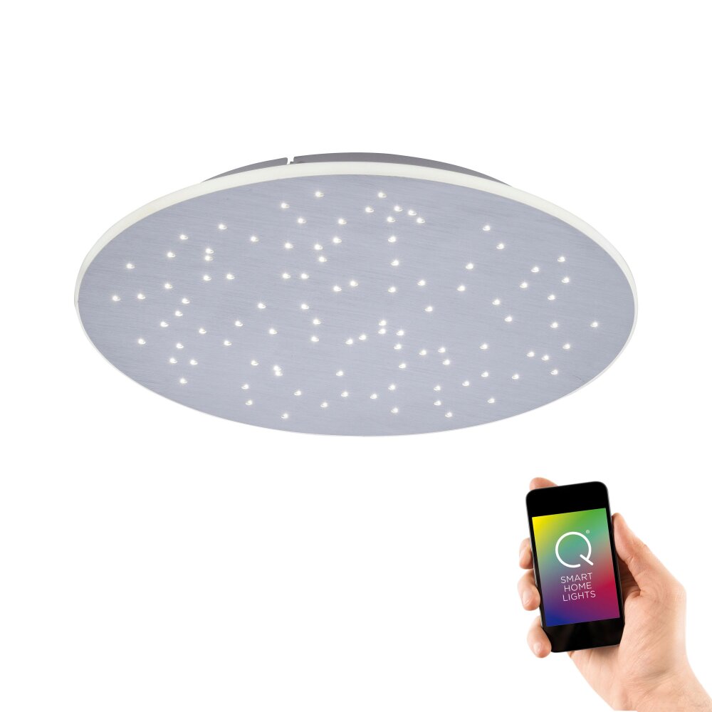 Paul Neuhaus Q-NIGHTSKY Deckenleuchte LED Aluminium, 1-flammig, Fernbedienung main product photo