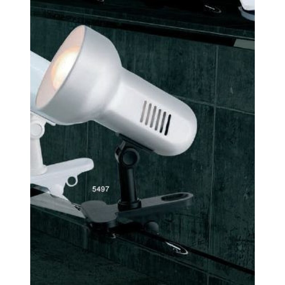 Globo BASIC Klemmstrahler Silber, 1-flammig main product photo
