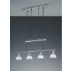 Trio Leuchten LEVISTO Pendelleuchte LED Nickel-Matt, 4-flammig