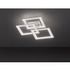 Wofi MODESTO Deckenleuchte LED Silber, 3-flammig