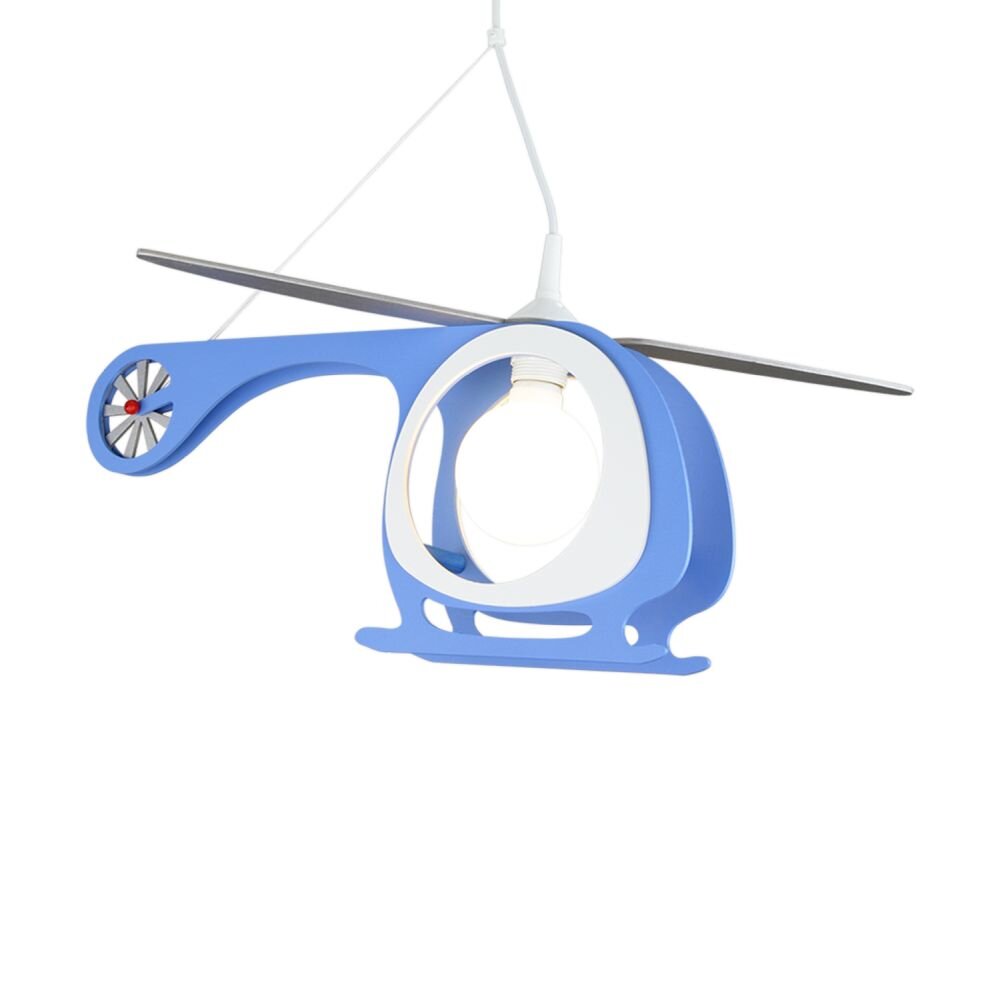 Elobra HUBSCHRAUBER Pendelleuchte Blau, Weiß, 1-flammig main product photo