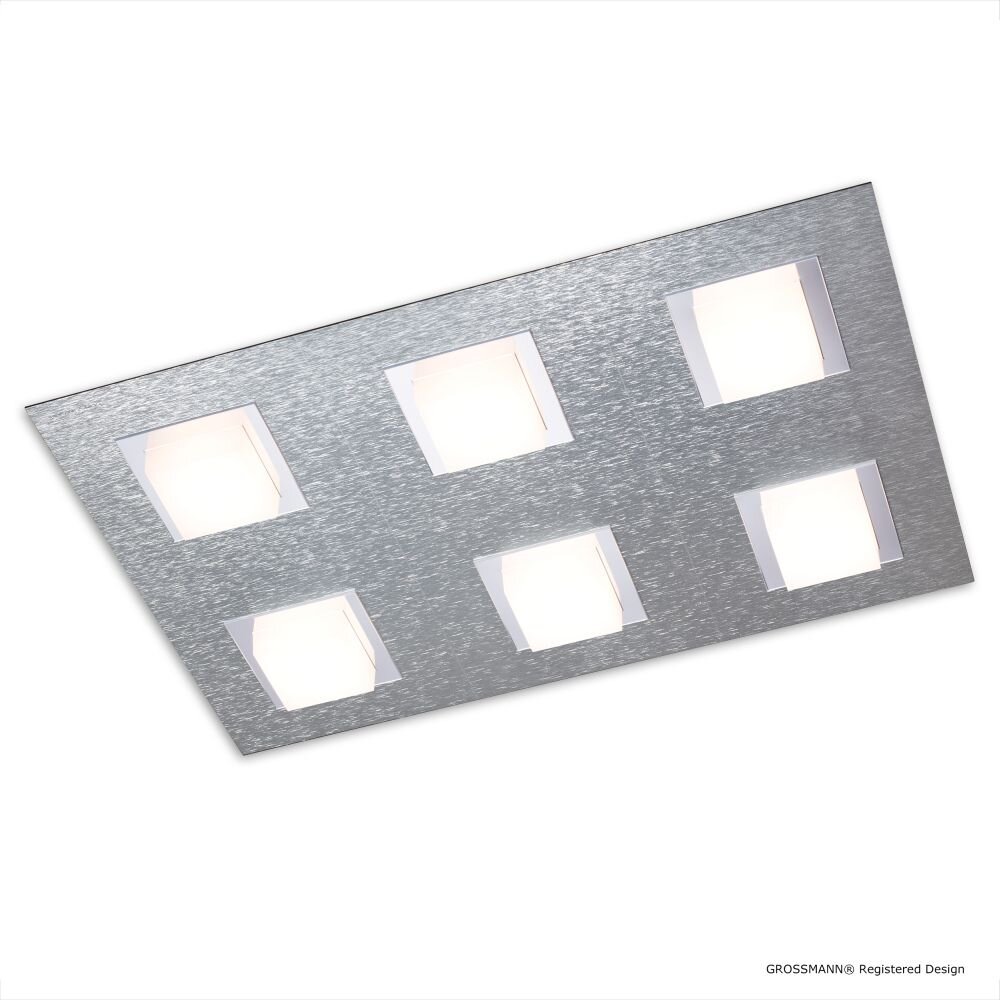 Grossmann BASIC Deckenleuchte LED Aluminium, 6-flammig main product photo