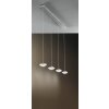 Fabas Luce Hale Pendelleuchte LED Aluminium, 4-flammig