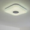 Nutak Deckenleuchte LED Weiß, 1-flammig, Fernbedienung, Farbwechsler