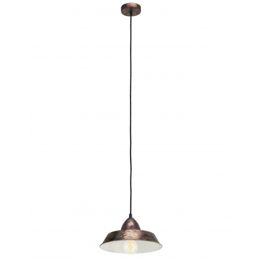 Eglo VINTAGE Hängeleuchte Dunkelbraun, Kupferfarben, 1-flammig main product photo