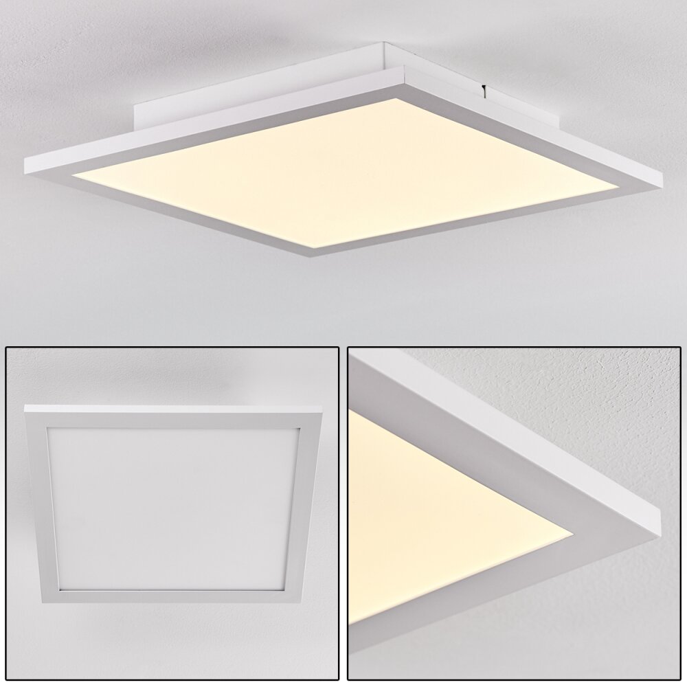 Salmi Deckenpanel LED Aluminium, Weiß, 1-flammig main product photo