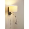 Trio Leuchten HOTEL Wandleuchte LED Chrom, Nickel-Matt, 2-flammig