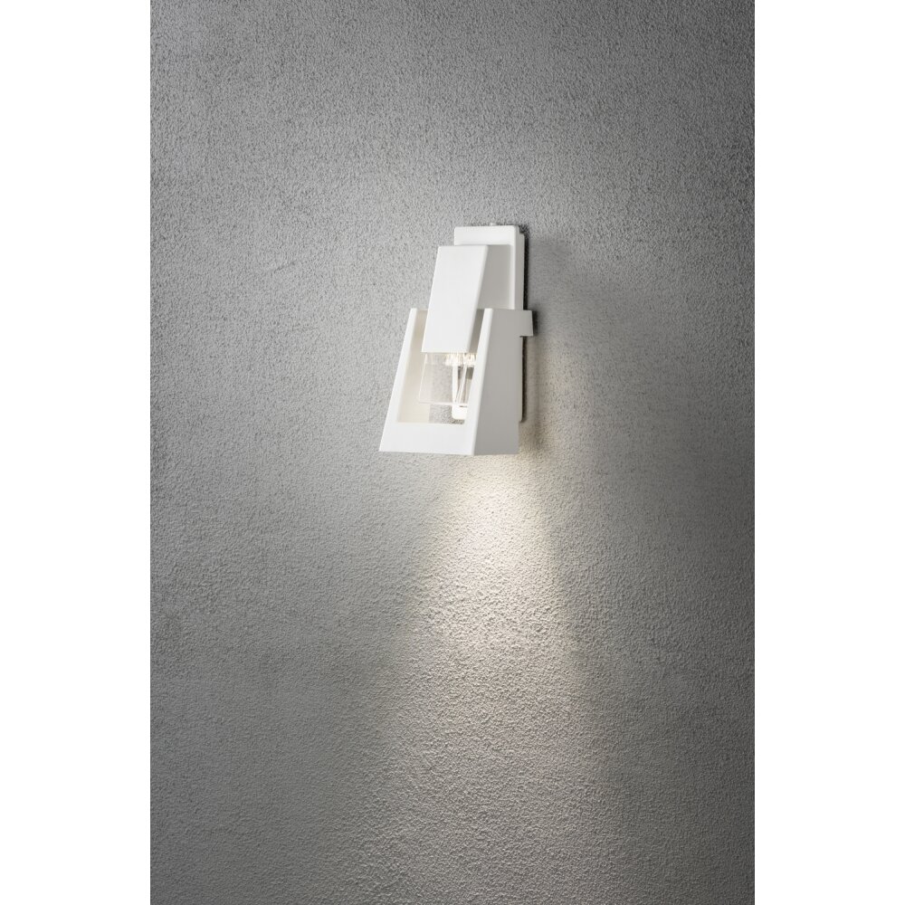 Konstsmide Potenza Wandleuchte Weiß, 1-flammig main product photo
