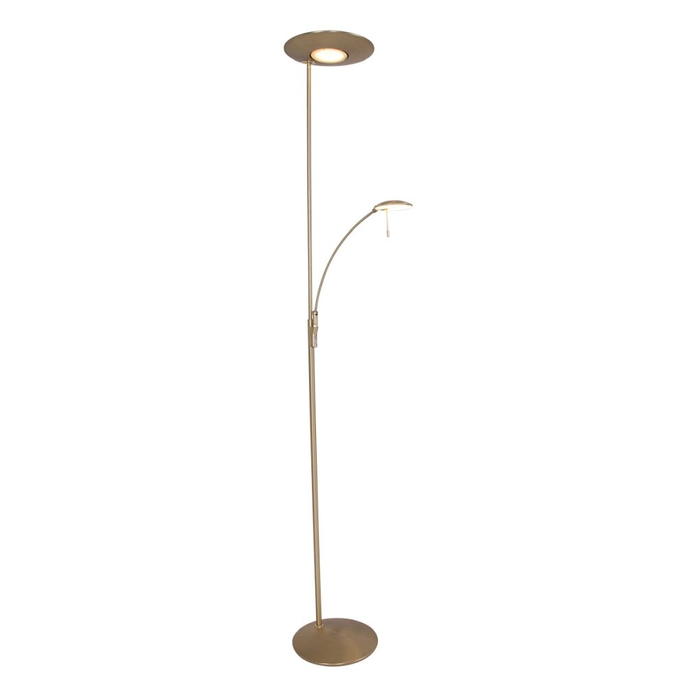 Steinhauer Zenith Deckenfluter LED Messing, 2-flammig main product photo