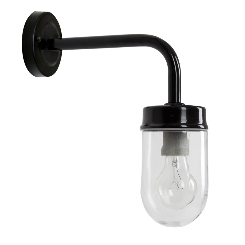 KS Verlichting Genius Wandleuchte Schwarz, 1-flammig main product photo