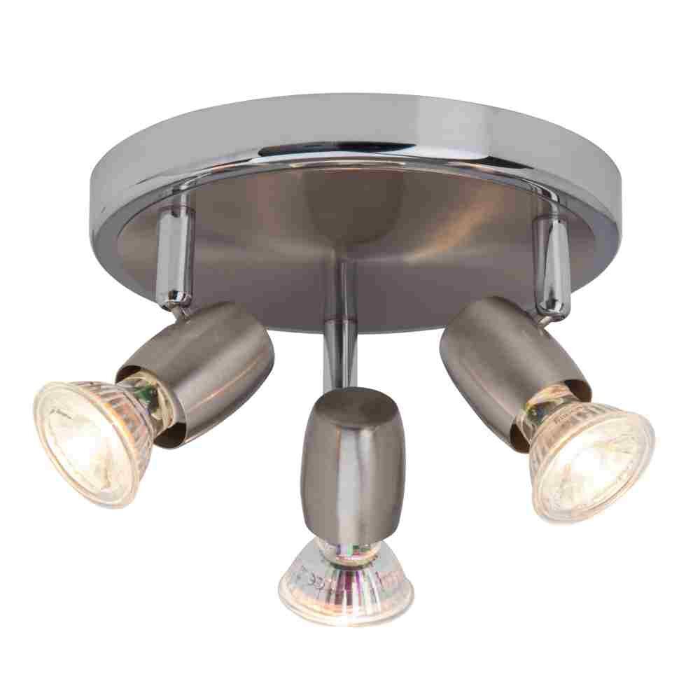 Brilliant Wesley Spotrondell LED Chrom, 3-flammig main product photo