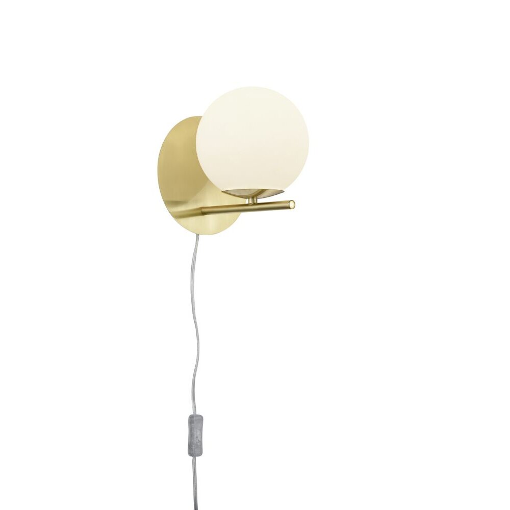 Trio Leuchten PURE Wandleuchte Messing, 1-flammig main product photo