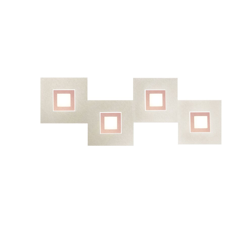 Grossmann KARREE Deckenleuchte LED Kupferfarben, 4-flammig main product photo