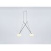 Serien Lighting TWIN Pendelleuchte LED Chrom, 2-flammig