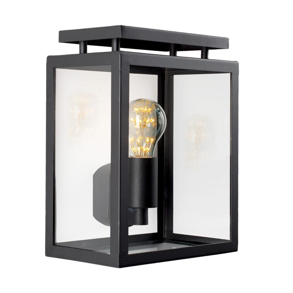 KS Verlichting Vecht Wandleuchte Schwarz, 1-flammig main product photo