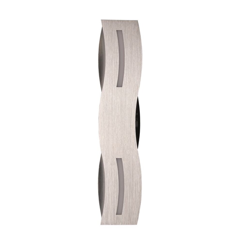 Lutec WAVE Wandleuchte Nickel-Matt, 1-flammig main product photo