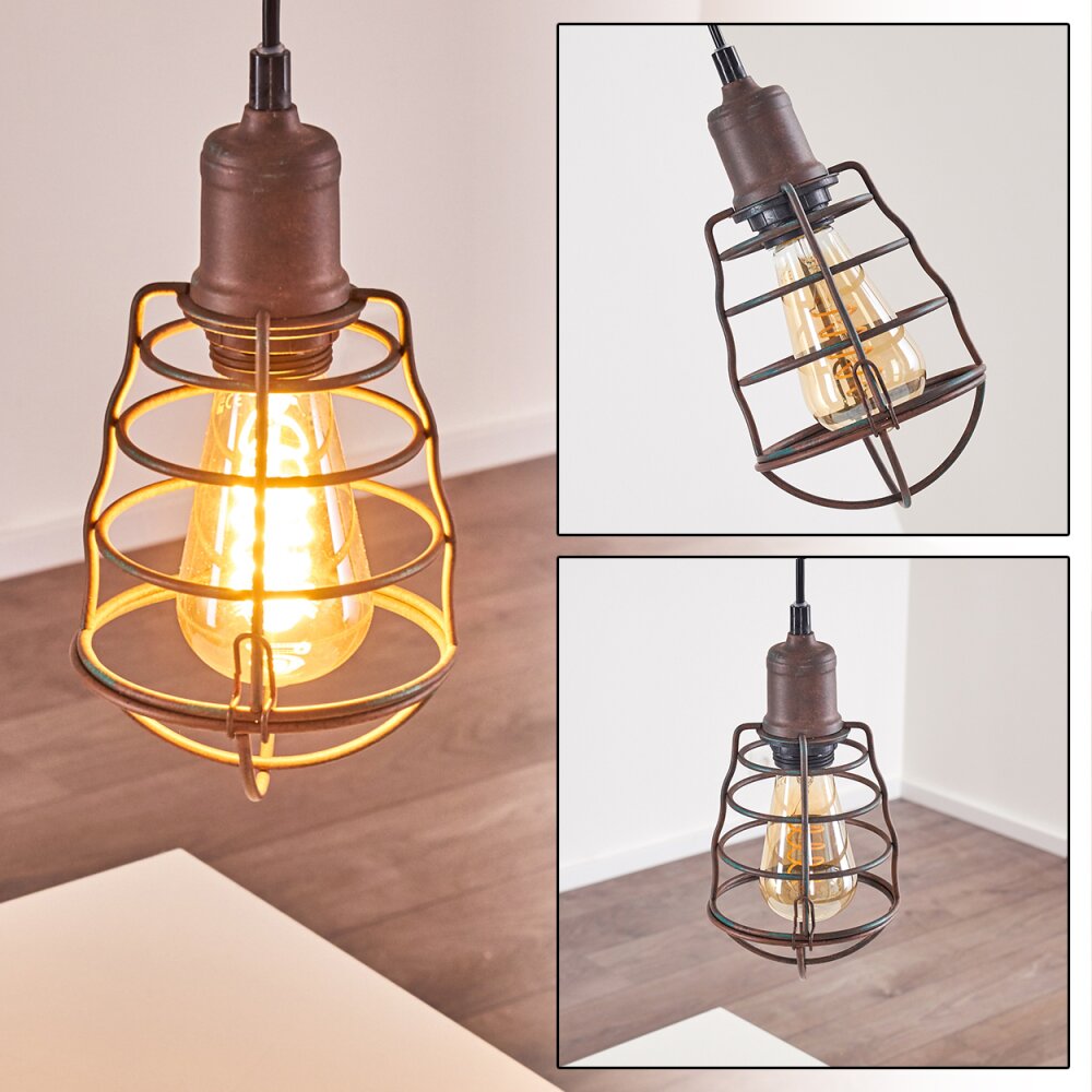 Taggia Pendelleuchte Braun, 1-flammig main product photo