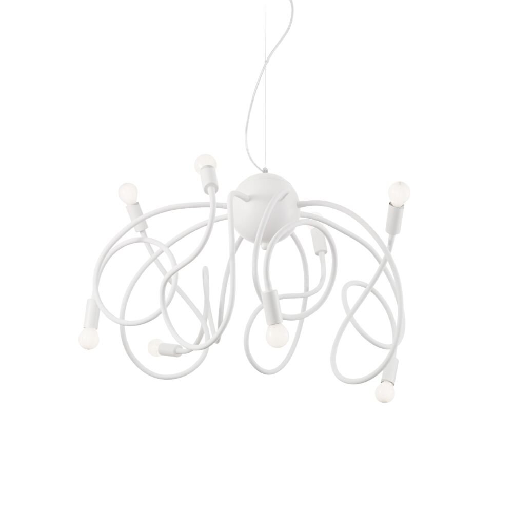 Ideal Lux MULTIFLEX Hängeleuchte Weiß, 8-flammig main product photo
