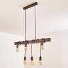 Barbengo Pendelleuchte Braun, Rostfarben, 4-flammig