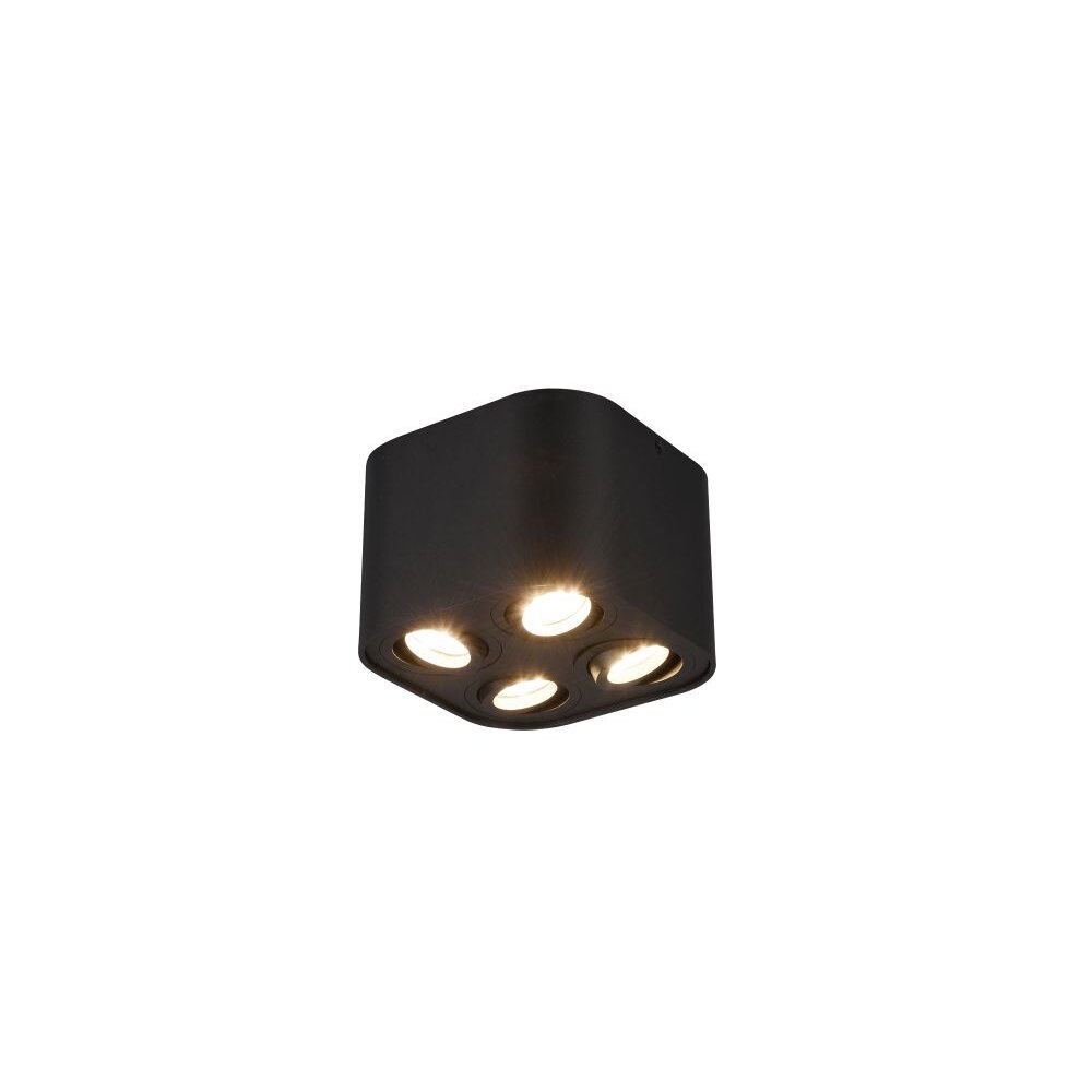 Trio Leuchten COOKIE Deckenleuchte Schwarz, 4-flammig main product photo