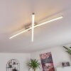 Powassan Deckenleuchte LED Chrom, 2-flammig