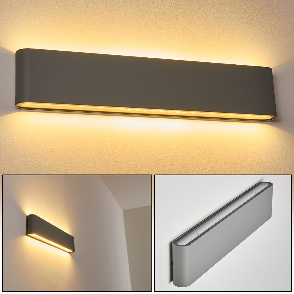 Tinglev Wandleuchte LED Grau, 2-flammig main product photo