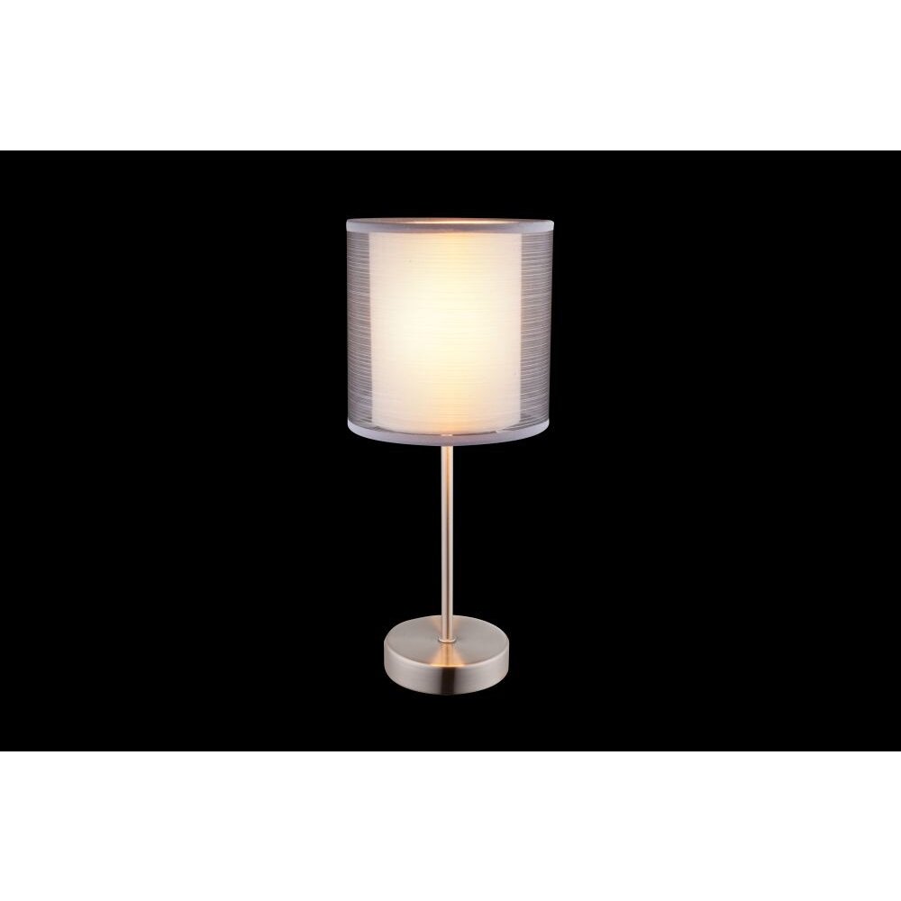 Globo THEO Tischleuchte Nickel-Matt, 1-flammig main product photo