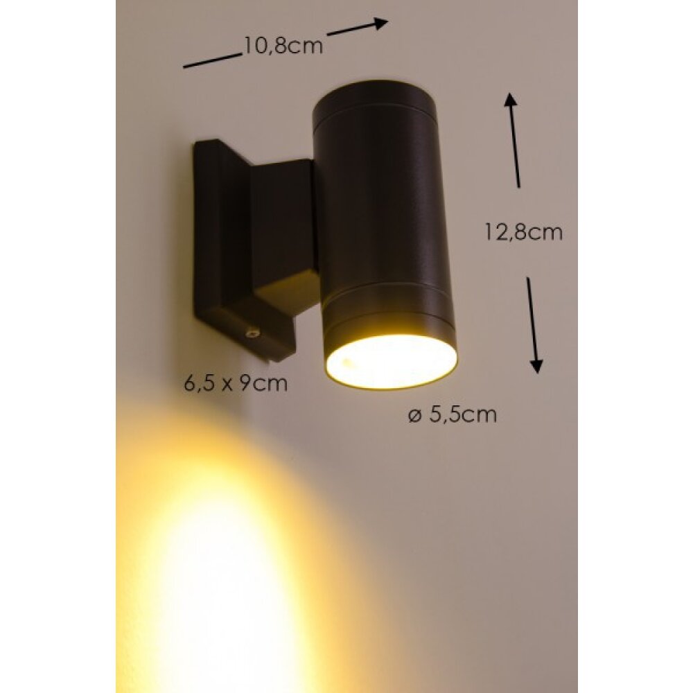 Globo Aussenwandleuchte Schwarz, 1-flammig main product photo