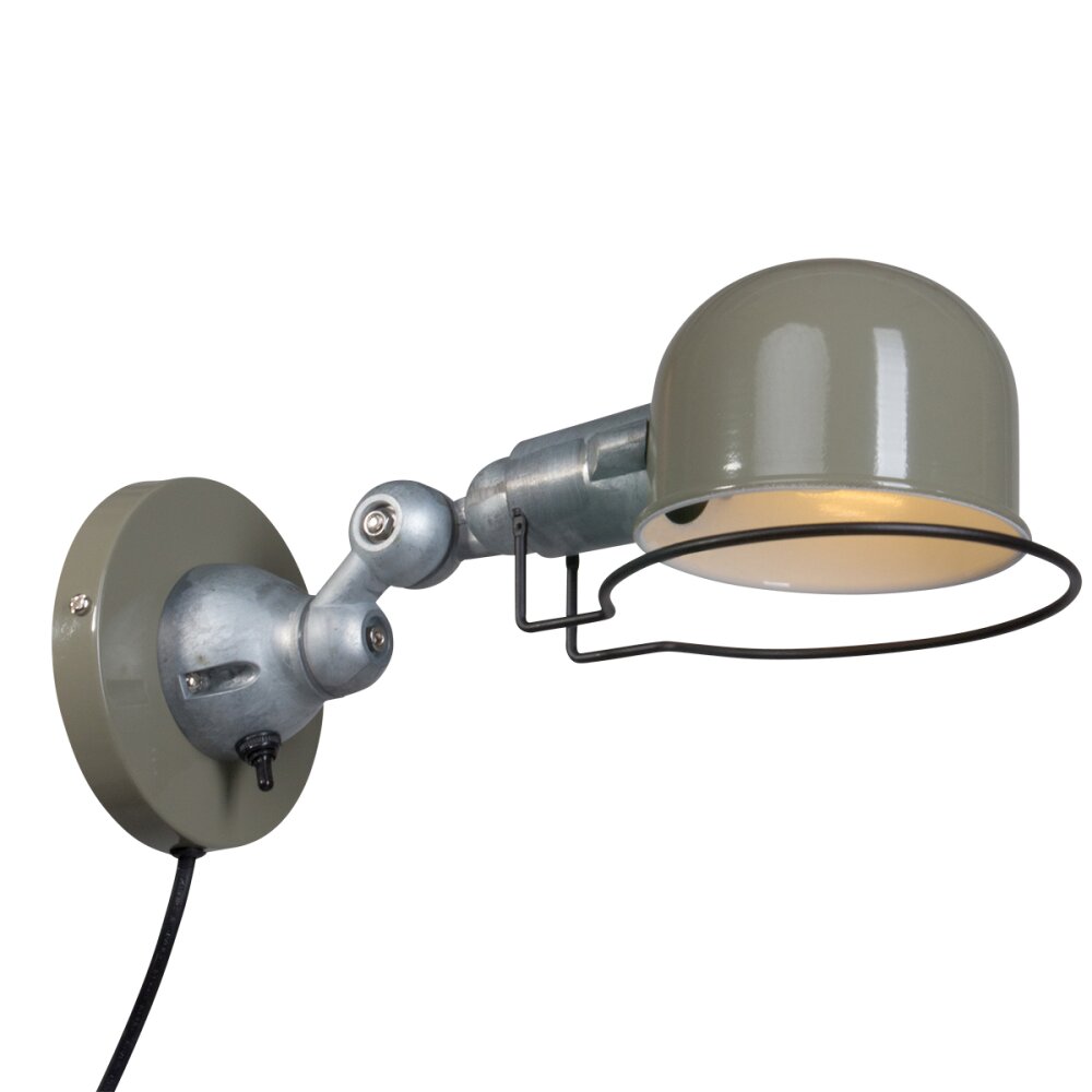 Steinhauer Darvin Wandleuchte Grau, Grün, 1-flammig main product photo