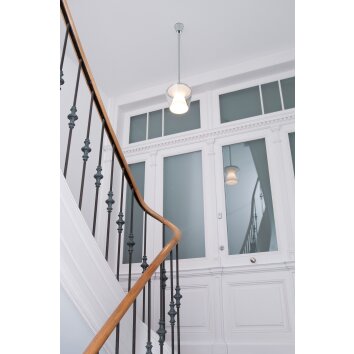 Serien Lighting ANNEX Hängeleuchte LED Chrom, Transparent, Klar, 1-flammig