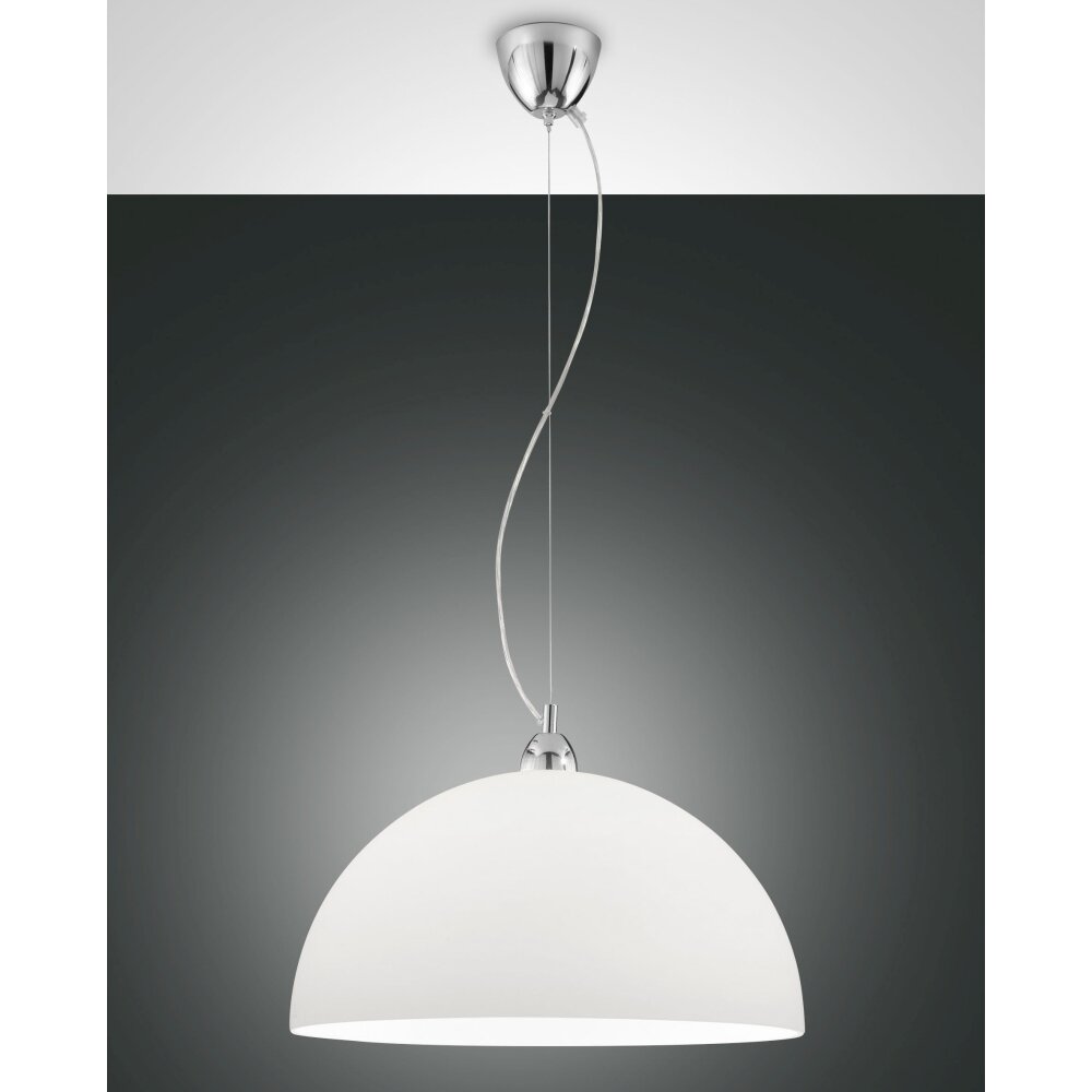 Fabas Luce Nice Pendelleuchte Chrom, 1-flammig main product photo