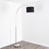 Wiby Bogenlampe Nickel-Matt, 1-flammig