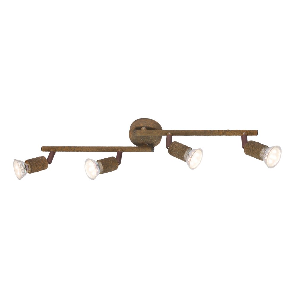 Globo OLANA Strahler Rostfarben, 4-flammig main product photo