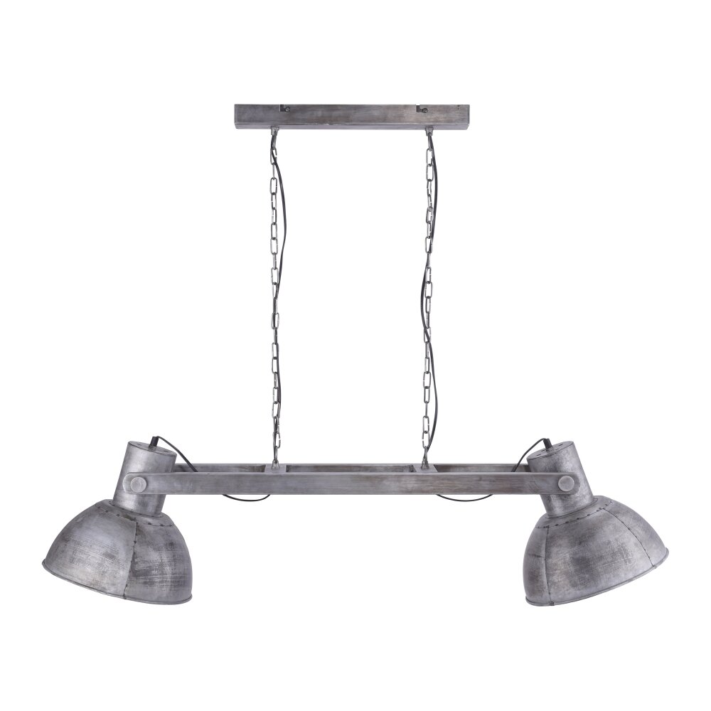 Leuchten Direkt SAMIA Pendelleuchte Grau, 2-flammig main product photo