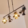 Lichinga Pendelleuchte Schwarz, 4-flammig
