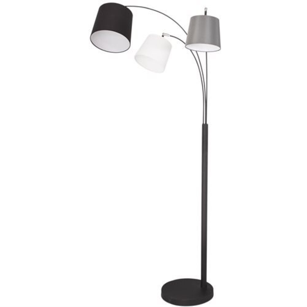By Rydens Foggy Stehleuchte Schwarz, 3-flammig main product photo