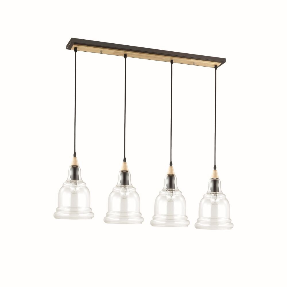 Ideal Lux GRETEL Hängeleuchte Braun, Schwarz, 4-flammig main product photo