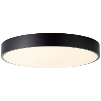 Brilliant Slimline Deckenleuchte LED Schwarz, 1-flammig, Fernbedienung