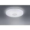 Leuchten Direkt JONAS Deckenleuchte LED Weiß, 1-flammig, Fernbedienung