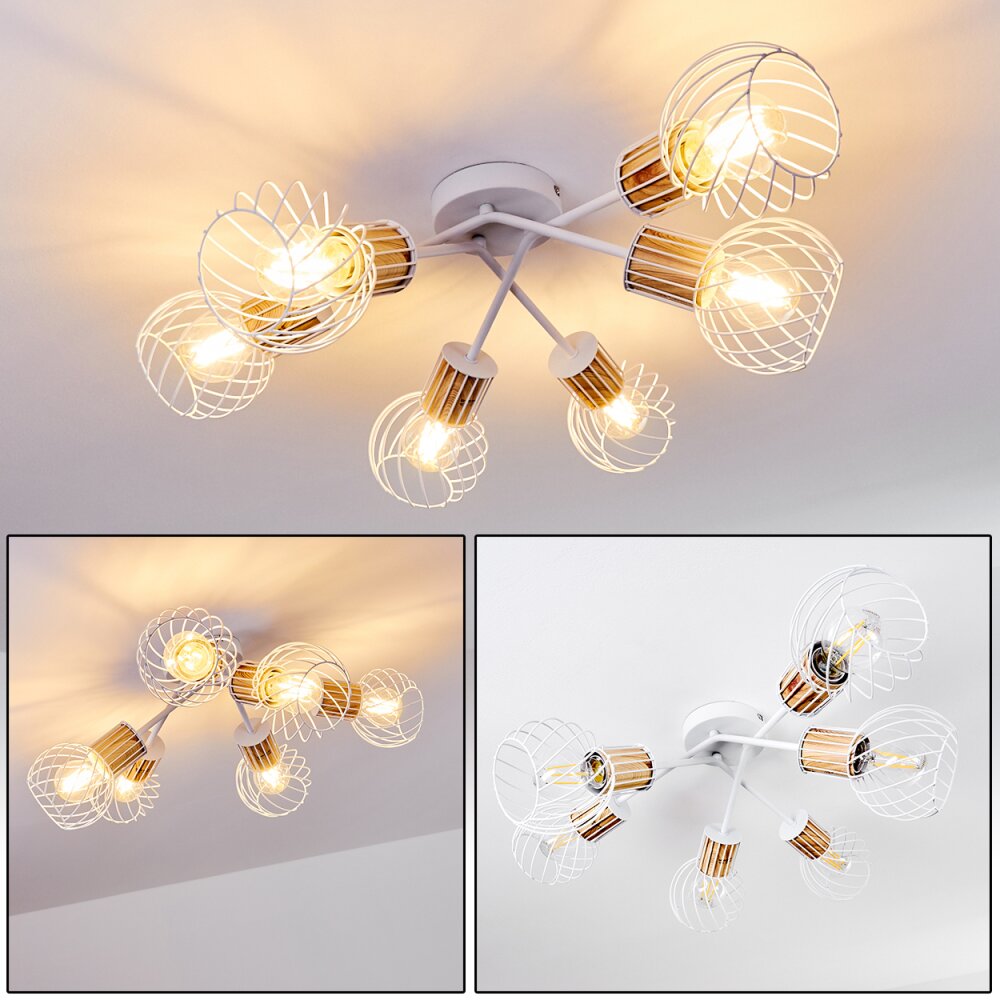 Koler Deckenleuchte Weiß, 6-flammig main product photo